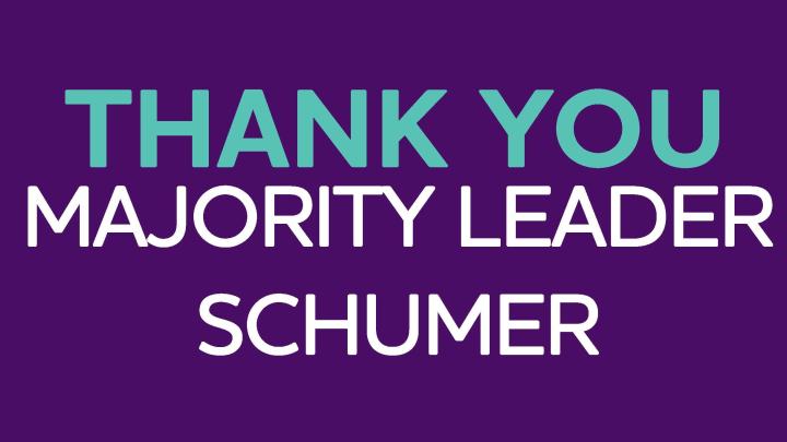 Schumer thank you