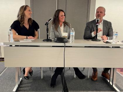 Joanne, Rob and Laura at DSC Summit