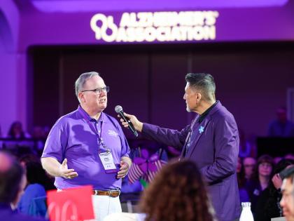 John Mathis with Tony